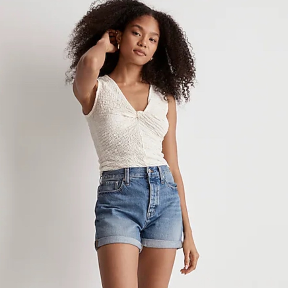 Madewell The Dadjean Short in Emmert Wash Rolled-Hem Edition Size W27 New